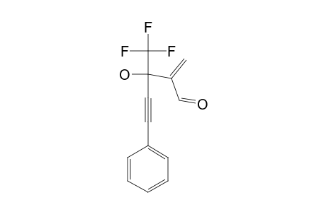 3-TRIFLUOROMETHYL-3-HYDROXY-2-METHYLENE-5-PHENYL-4-PENTYNAL