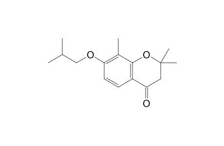 7-[Isobutoxy]-2,2,8-trimethyl-4-chromanone