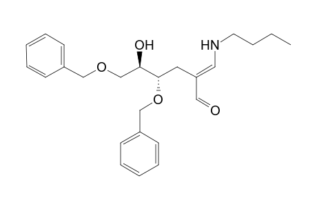 (E)-(4S,5R)-1-Butylamino-1,2,3-trideoxy-2-formyl-5-hydroxy-4,6-di-O-benzyl-hex-1-ene