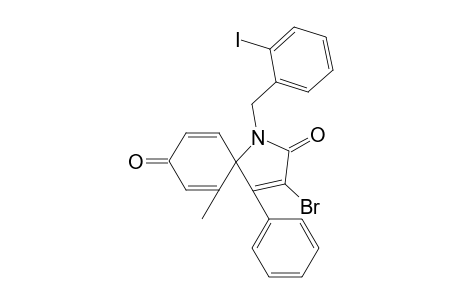 3-Bromo-1-(2-iodobenzyl)-6-methyl-4-phenyl-1-azaspiro-[4.5]deca-3,6,9-triene-2,8-dione
