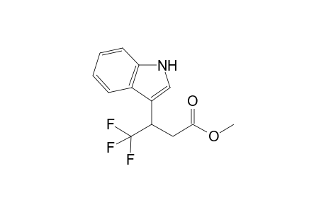 4,4,4-trifluoro-3-(1H-indol-3-yl)butanoic acid methyl ester