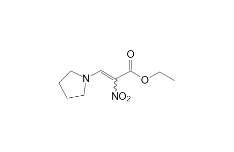 a-nitro-1-pyrrolidineacrylic acid, ethyl ester