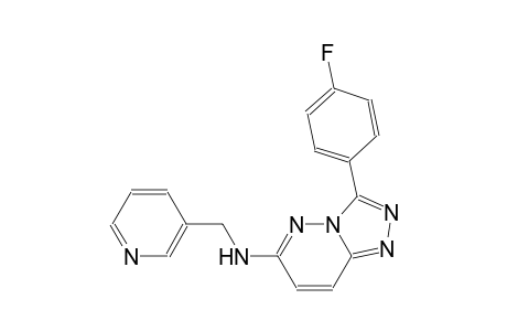 [1,2,4]triazolo[4,3-b]pyridazin-6-amine, 3-(4-fluorophenyl)-N-(3-pyridinylmethyl)-