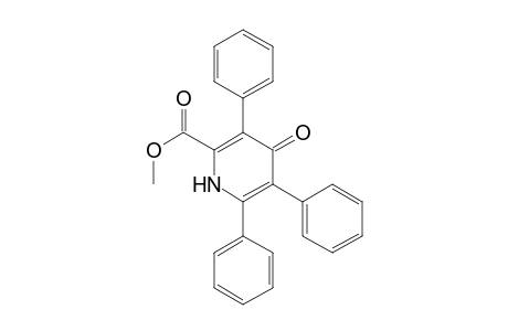 Methyl 3,5,6-triphenyl-4(1H)pyridinone-2-carboxylate