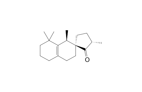 (5R,5'S,6S)-4,4,5,5'-tetramethyl-1'-spiro[1,2,3,5,7,8-hexahydronaphthalene-6,2'-cyclopentane]one