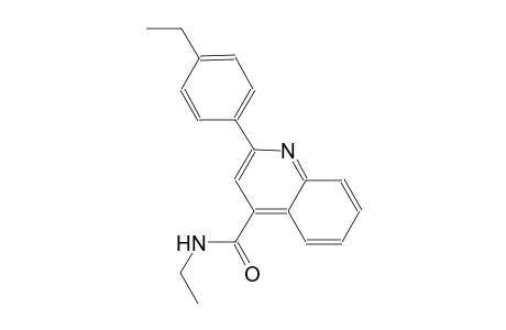 N-ethyl-2-(4-ethylphenyl)-4-quinolinecarboxamide
