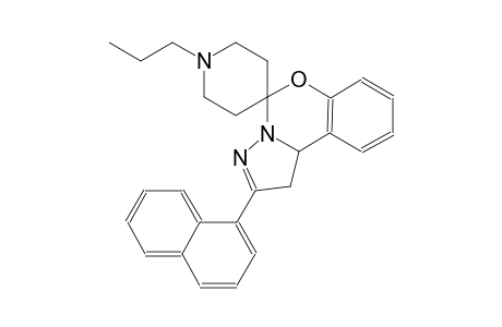 2-(naphthalen-1-yl)-1'-propyl-1,10b-dihydrospiro[benzo[e]pyrazolo[1,5-c][1,3]oxazine-5,4'-piperidine]