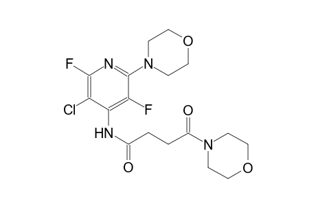 4-morpholinebutanamide, N-[3-chloro-2,5-difluoro-6-(4-morpholinyl)-4-pyridinyl]-gamma-oxo-