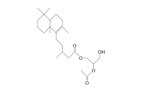 2'-Acetoxyglyceryl (5R,10R,13R)-labda-8-en-15-oate