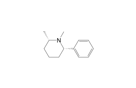 Piperidine, 1,2-dimethyl-6-phenyl-, cis-