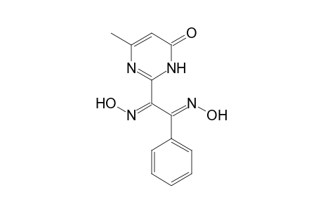 2-(1,2-Dihydroxyimino-2-phenylethyl)-6-methylpyrimidin-4(3H)-one