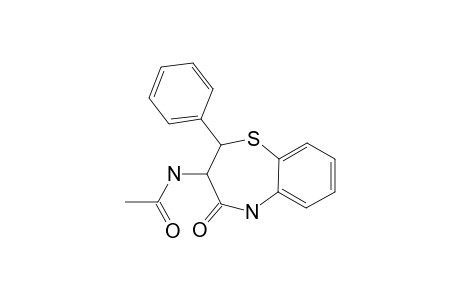 3-Acetylamino-2-phenyl-2,3,4,5-tetrahydro-1,5-benzothiazepin-4-on