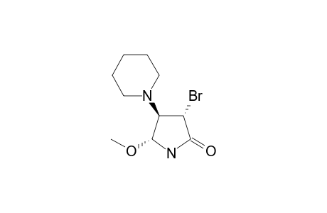 (3S,4R,5R)-3-bromo-5-methoxy-4-piperidino-2-pyrrolidone