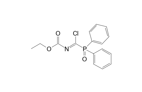 N-(Ethoxycarbonyl)diphenylphosphinoxyimidoyl chloride
