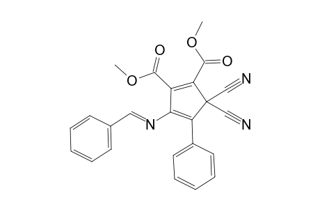 Dimethyl 5,5-Dicyano-4-phenyl-3-{[(E)-phenylmethylidene]amino}cyclopenta-1,3-diene-1,2-dicarboxylat