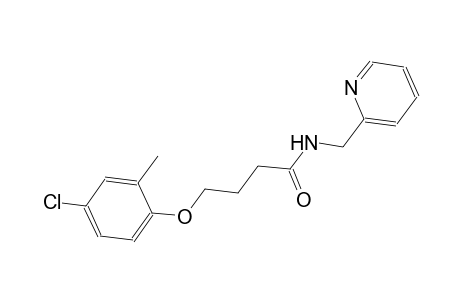 4-(4-chloro-2-methylphenoxy)-N-(2-pyridinylmethyl)butanamide