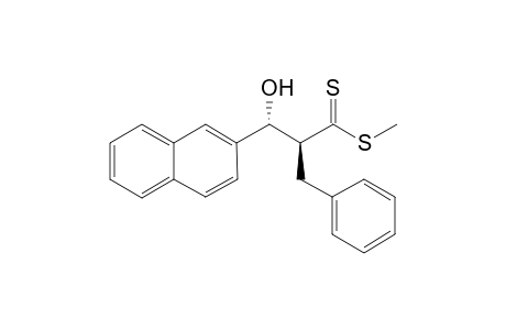 (2S,3R)-2-Benzyl-3-hydroxy-3-naphthalen-2-yl-dithiopropionic acid methyl ester