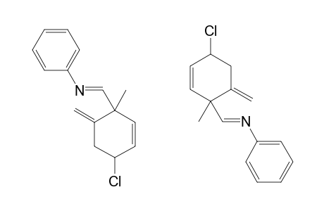 N-Phenyl-4-chloro-1-methyl-6-methylenecyclohex-2-enylmethanimine