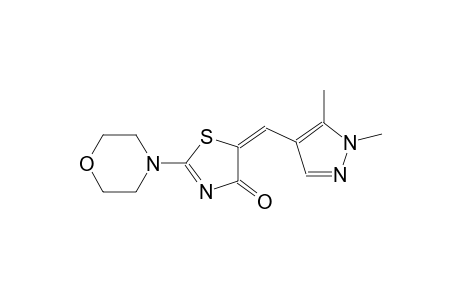 (5E)-5-[(1,5-dimethyl-1H-pyrazol-4-yl)methylene]-2-(4-morpholinyl)-1,3-thiazol-4(5H)-one