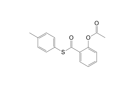 2-Acetoxythiobenzoic acid-S-p-tolylester
