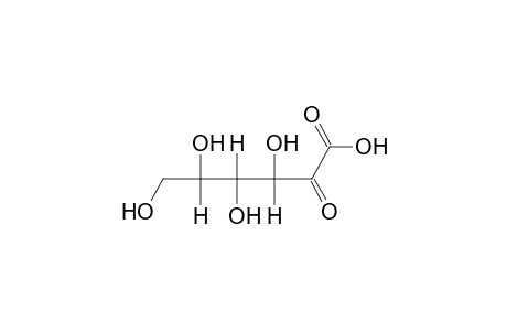 3,4,5,6-Tetrahydroxy-2-oxo-hexanoic acid