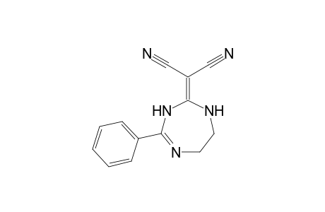 2-(4-phenyl-1,3,6,7-tetrahydro-1,3,5-triazepin-2-ylidene)malononitrile