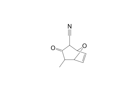 8-Oxabicyclo[3.2.1]oct-6-ene-2-carbonitrile, 4-methyl-3-oxo-, (2-endo,4-exo)-