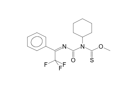 METHYL N-[N-(ALPHA-TRIFLUOROMETHYLBENZYLIDENE)AMINOCARBONYL]-N-CYCLOHEXYLTHIONOURETHANE