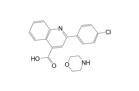 2-(4-chlorophenyl)-4-quinolinecarboxylic acid compound with morpholine (1:1)