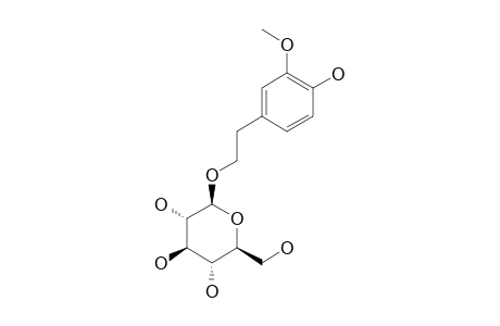 2-(4-HYDROXY-3-METHOXYPHENYL)-ETHYL-BETA-D-GLUCOPYRANOSIDE