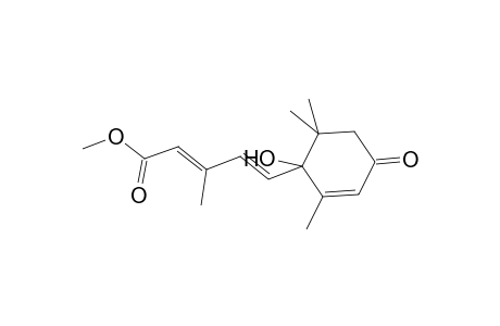 2,4-Pentadienoic acid, 5-(1-hydroxy-2,6,6-trimethyl-4-oxo-2-cyclohexen-1-yl)-3-methyl-, methyl ester, (R)-(Z,E)-