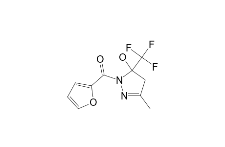 5-HYDROXY-3-METHYL-5-TRIFLUOROMETHYL-4,5-DIHYDRO-1H-1-(2-FUROYL)-PYRAZOLE