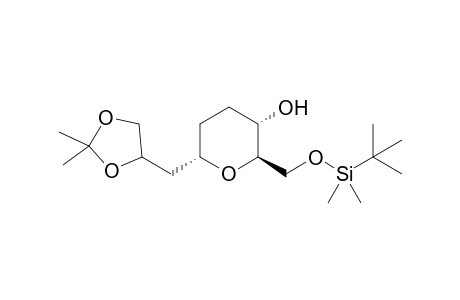 (2R,3S,6S)-2-[[tert-butyl(dimethyl)silyl]oxymethyl]-6-[(2,2-dimethyl-1,3-dioxolan-4-yl)methyl]-3-oxanol