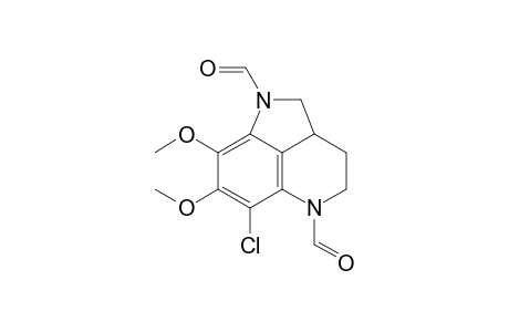6-Chloro-1,5-diformyl-1,2,2a,3,4,5-hexahydro-7,8-dimethoxypyrrolo[4,3,2-de]quinoline