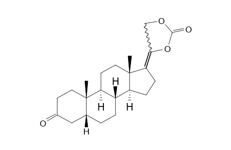20,21-Dihydroxy-5β-pregn-17(20)-en-3-one, cyclic carbonate