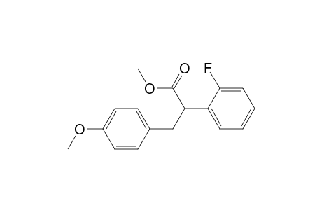 Methyl 2-(2-fluorophenyl)-3-(4-methoxyphenyl)propanoate