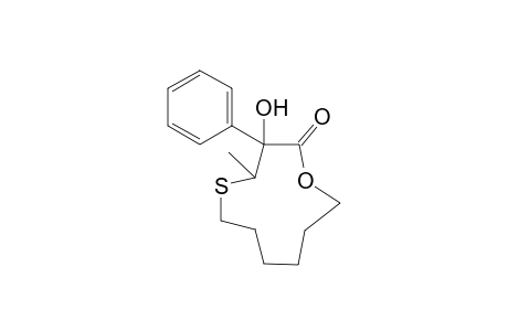 3-Hydroxy-4-methyl-3-phenyl-5-thiacycloundecanelactone