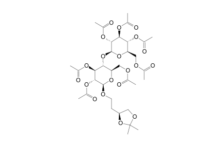 [(4R)-2,2-DIMETHYL-1,3-DIOXOLAN-4-YL]-ETHYL-HEPTA-O-ACETYL-BETA-CELLOBIOSIDE