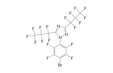 1-(4-BROMO-2,3,5,6-TETRAFLUOROPHENYL)-3,5-BIS-(HEPTAFLUOROPROPYL)-1,2,4-TRIAZOLE