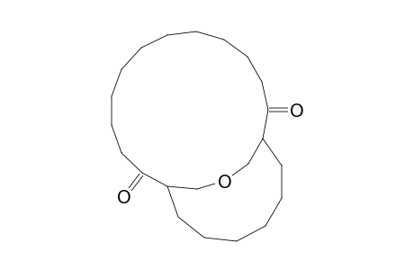 22-oxa-1,14-propanocycloeicosan-2,13-dione