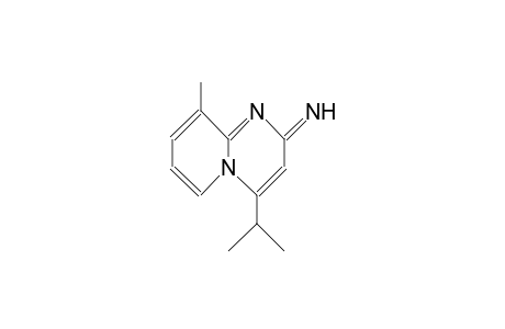 2-Imino-4-isopropyl-9-methyl-2H-pyrido(1,2-A)pyrimidine cation