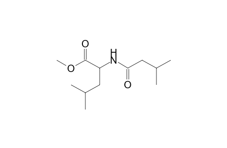 Methyl 4-methyl-2-[(3-methylbutanoyl)amino]pentanoate