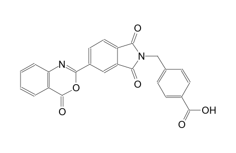 benzoic acid, 4-[[1,3-dihydro-1,3-dioxo-5-(4-oxo-4H-3,1-benzoxazin-2-yl)-2H-isoindol-2-yl]methyl]-