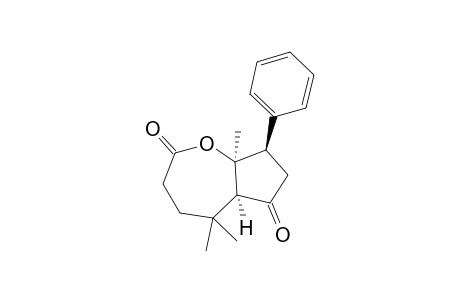 (5aS,8R,8aS)-5,5,8a-Trimethyl-8-phenyl-hexahydro-cyclopenta[b]oxepine-2,6-dione