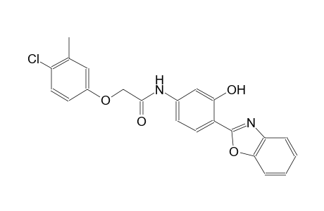 N-[4-(1,3-benzoxazol-2-yl)-3-hydroxyphenyl]-2-(4-chloro-3-methylphenoxy)acetamide