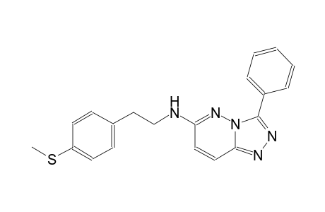 [1,2,4]triazolo[4,3-b]pyridazin-6-amine, N-[2-[4-(methylthio)phenyl]ethyl]-3-phenyl-