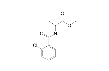 L-Alanine, N-(2-chlorobenzoyl)-, methyl ester