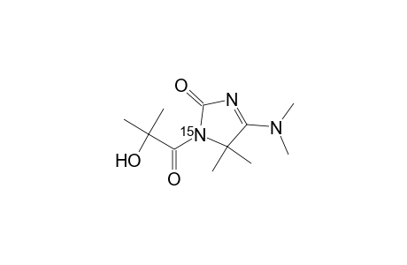 2H-Imidazol-2-one-1-15N, 4-(dimethylamino)-1,5-dihydro-1-(2-hydroxy-2-methyl-1-oxopropyl)-5,5-dimethyl-