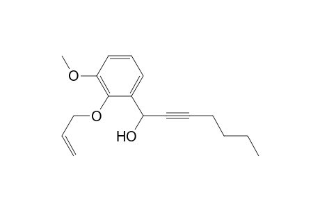 1-(2-Allyloxy-3-methoxyphenyl)hept-2-yn-1-ol