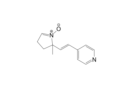 2-Methyl-2-[2-pyridin-4-ylvinyl]-3,4-dihydro-2H-pyrrol-1-oxide
